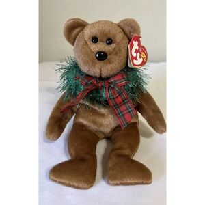 TY Beanie Baby - HOLLYDAYS the Holiday Bear (8.5 inch) -MWMTs Stuffed Animal Toy